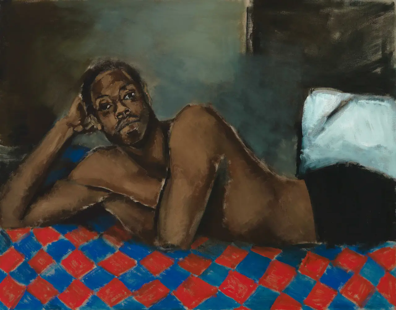 Lynette Yiadom-Boakye – Tie the Temptress to the Trojan 2018 Collection of Michael Bertrand, Toronto © Courtesy of Lynette Yiadom-Boakye