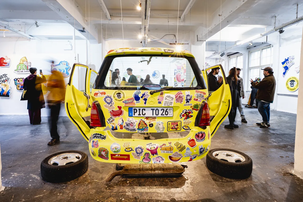 Sticky Characters exhibition. Photos by [Diego Castro](https://www.instagram.com/itsnotanothershot/)