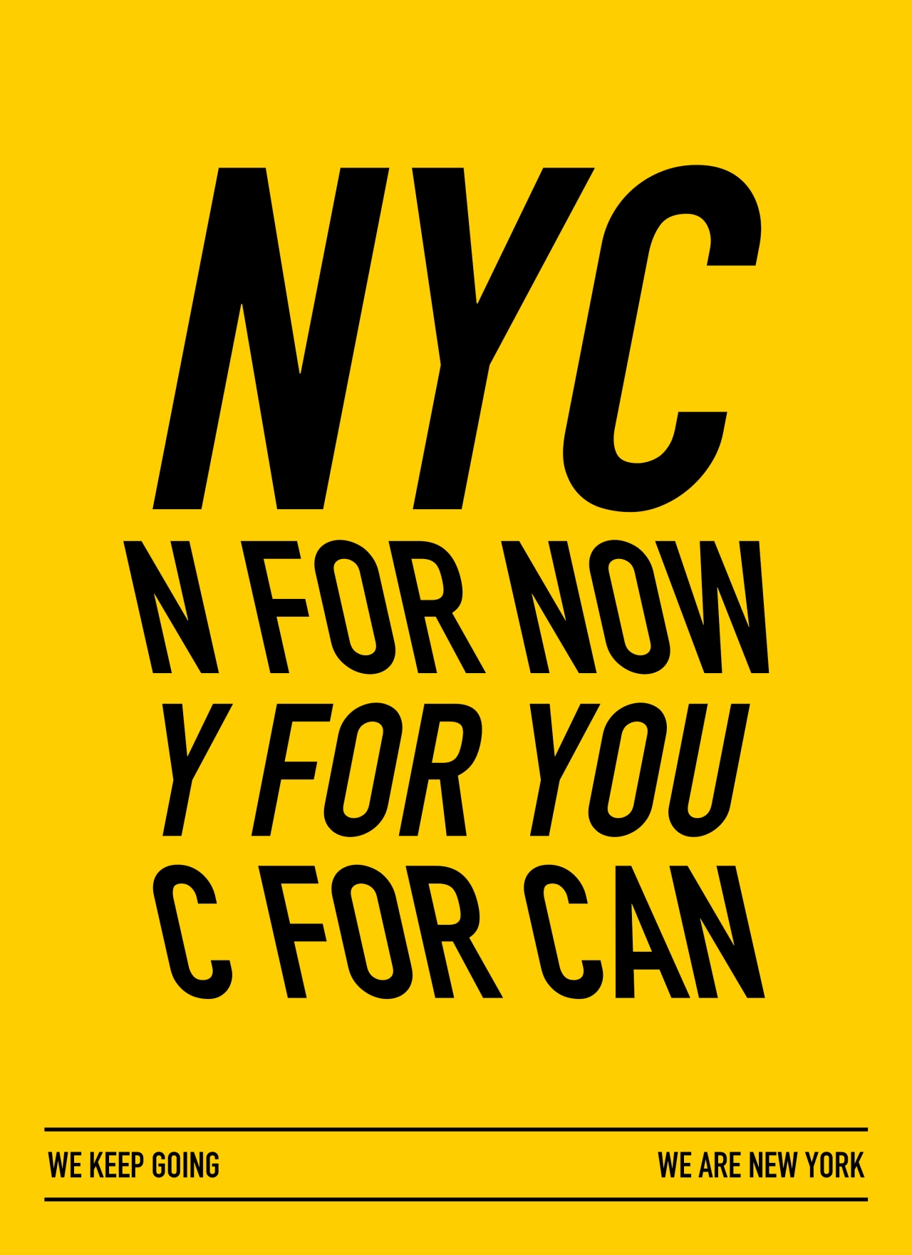 We Keep Going, NYC