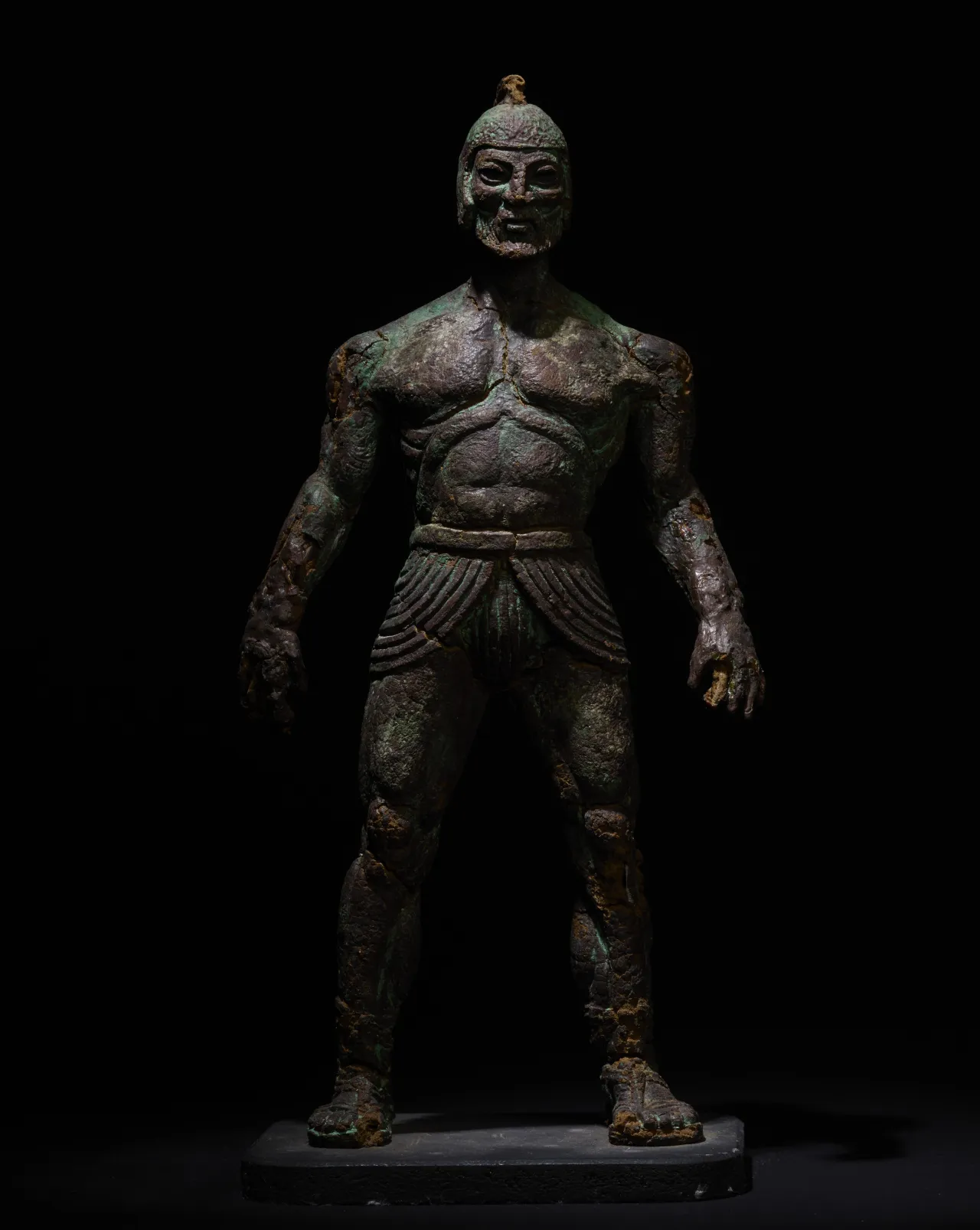 Model Talos from Jason and the Argonauts, c.1962 by Ray Harryhausen (1920-2013) Collection: The Ray and Diana Harryhausen Foundation (Charity No. SC001419) © The Ray and Diana Harryhausen Foundation Photography: Sam Drake (National Galleries of Scotland)