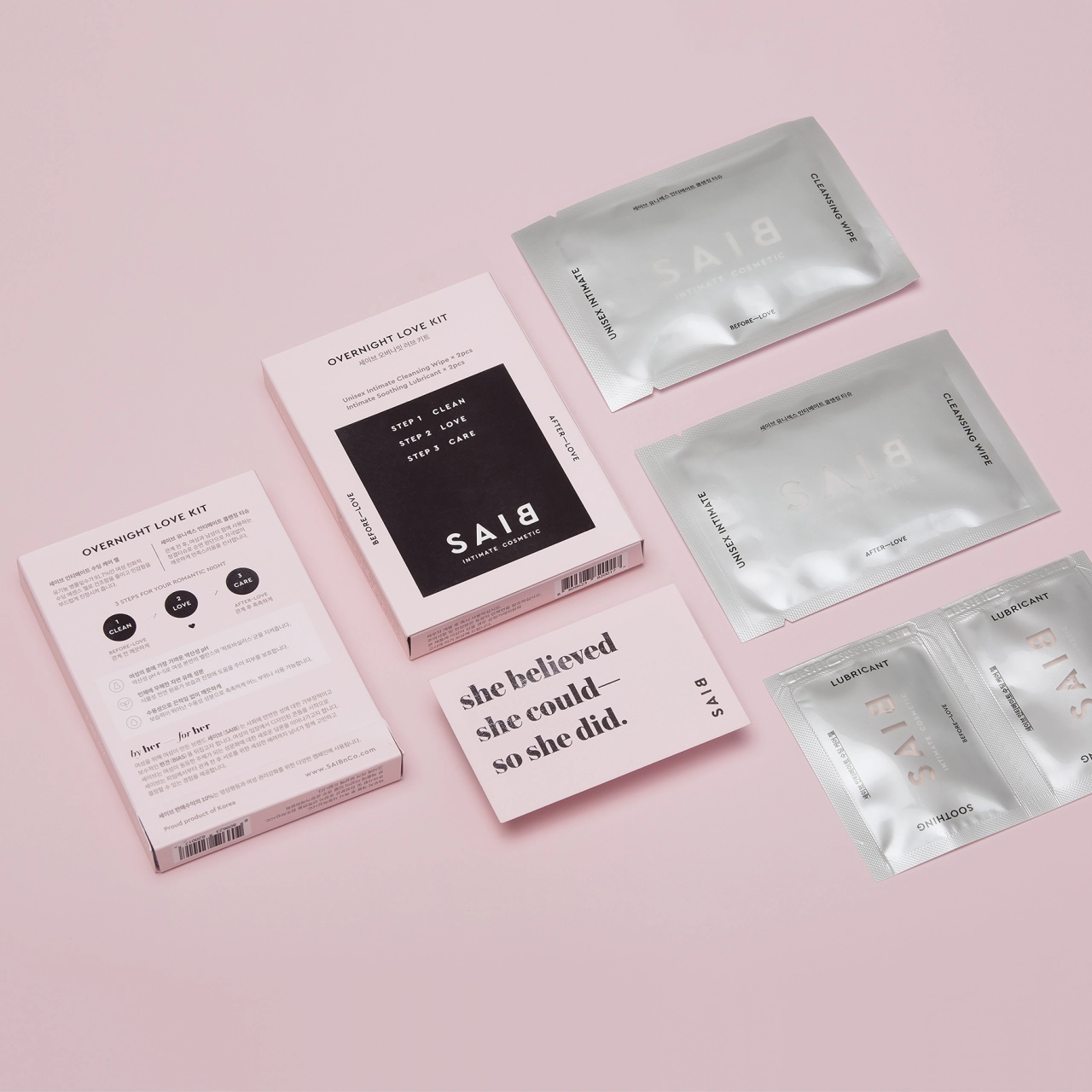 Saib Intimate Cosmetic – Golden A' Graphics and Visual Communication Design Award in 2019 © SAIB & Co. Photographers: Jinwon Yang, Yaechan Lee