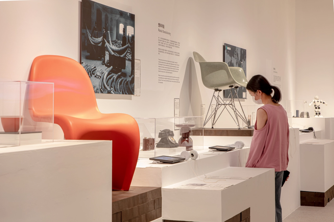 Installation view of Waste Age. Felix Speller for the Design Museum