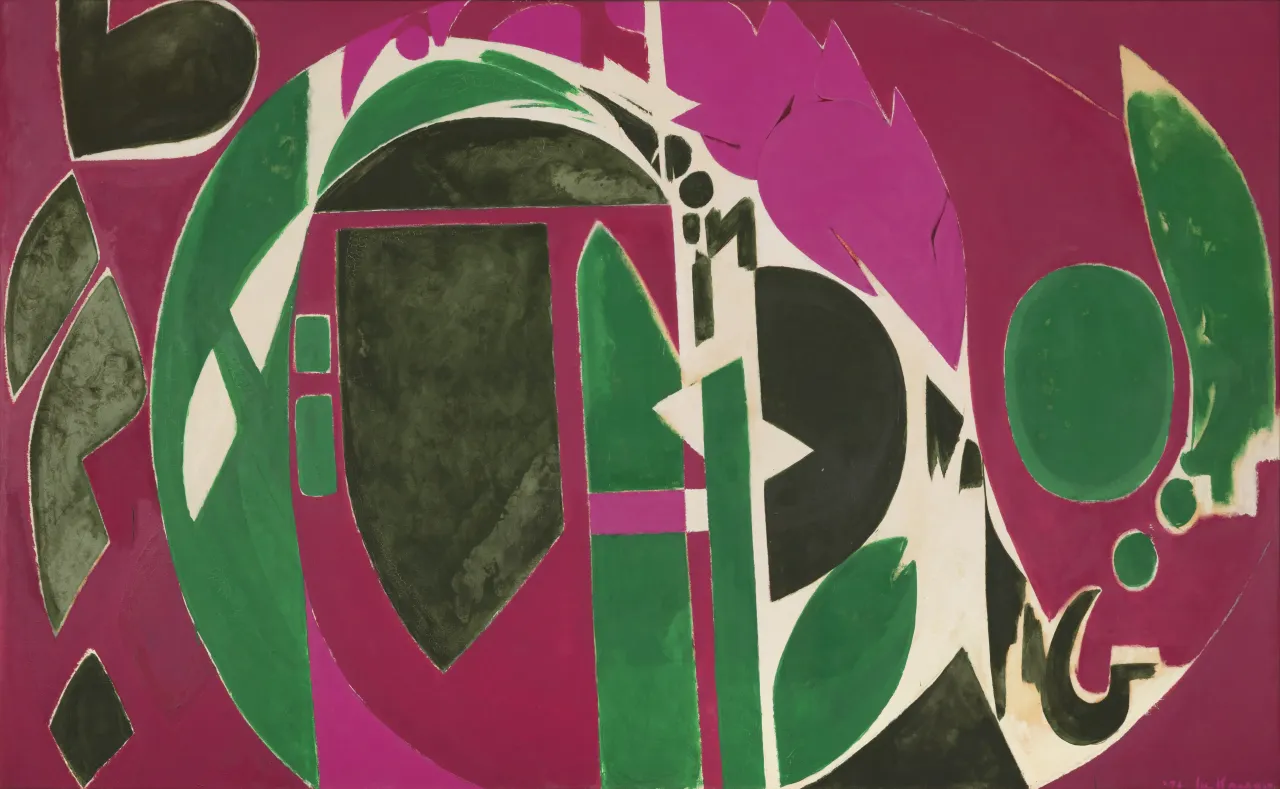 Palingenesis (1971), Collection Pollock-Krasner Foundation. © The Pollock-Krasner Foundation, courtesy Kasmin Gallery, New York.