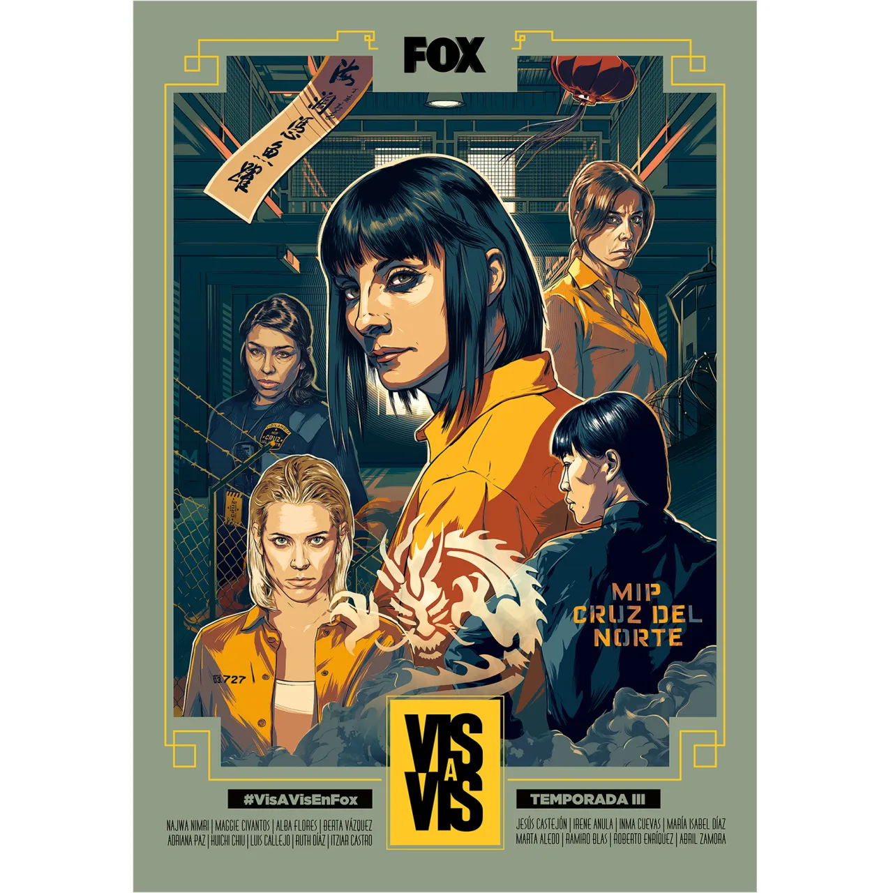 Vis a Vis Season 3 Posters Campaign by Fox Networks Group Spain. Winner in the Graphics and Visual Communication Design Category, 2018-2019.