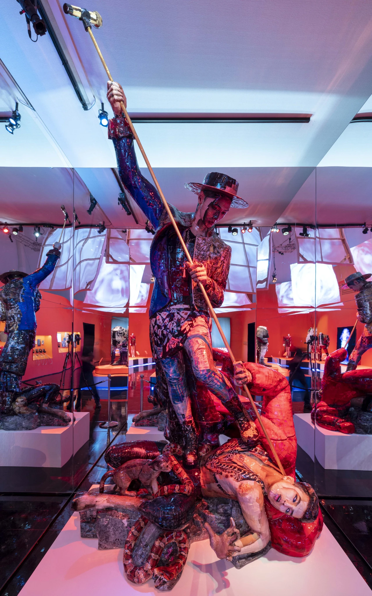 Installation image, Hallyu! The Korean Wave at the V&A Ⓒ Victoria and Albert Museum, London