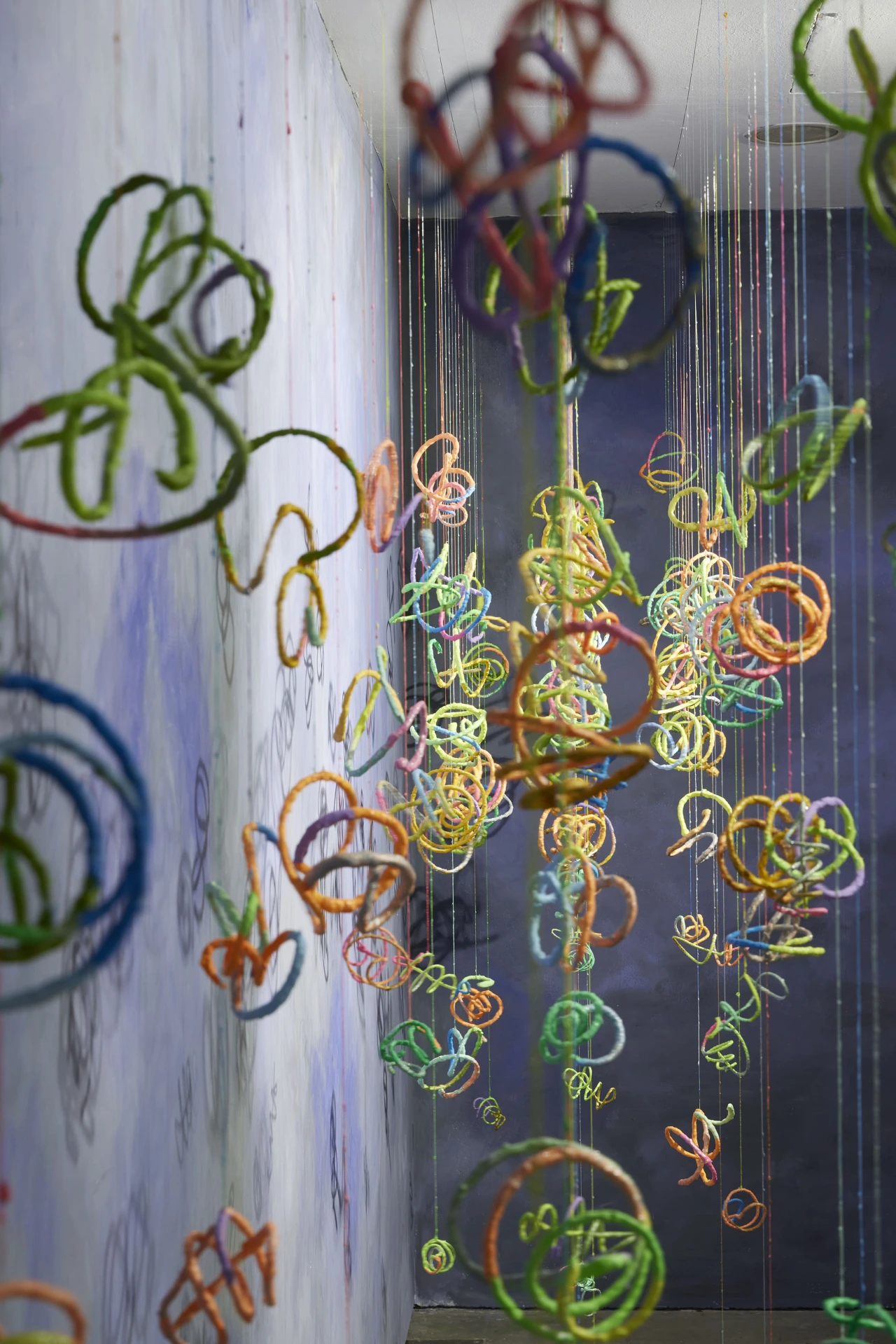 Installation view, Mit Jai Inn: Dreamworld (2021). © Ikon Gallery. Photographer: Stuart Whipps