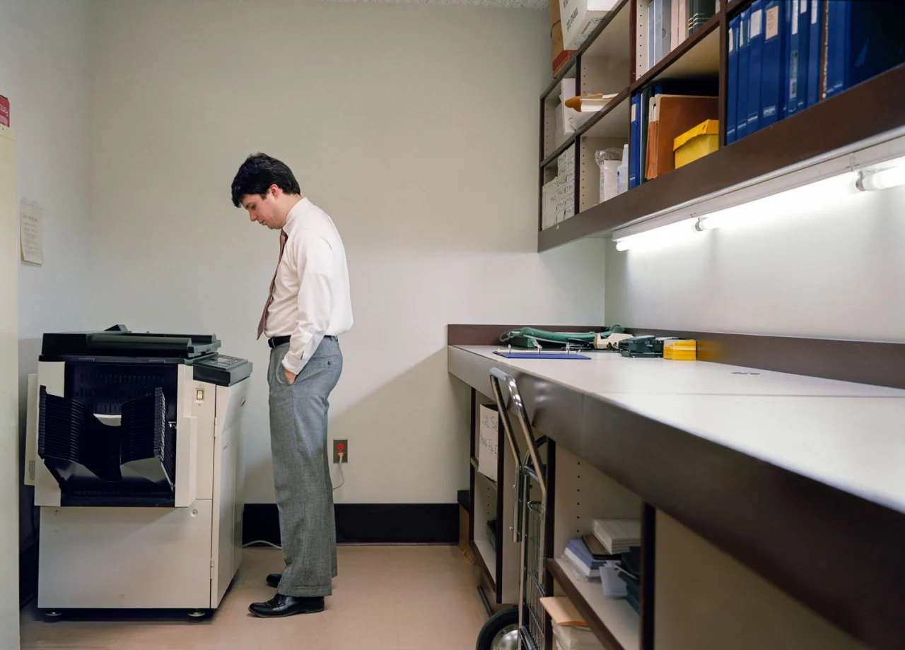 The Office by Steven Ahlgren is published by Hoxton Mini Press