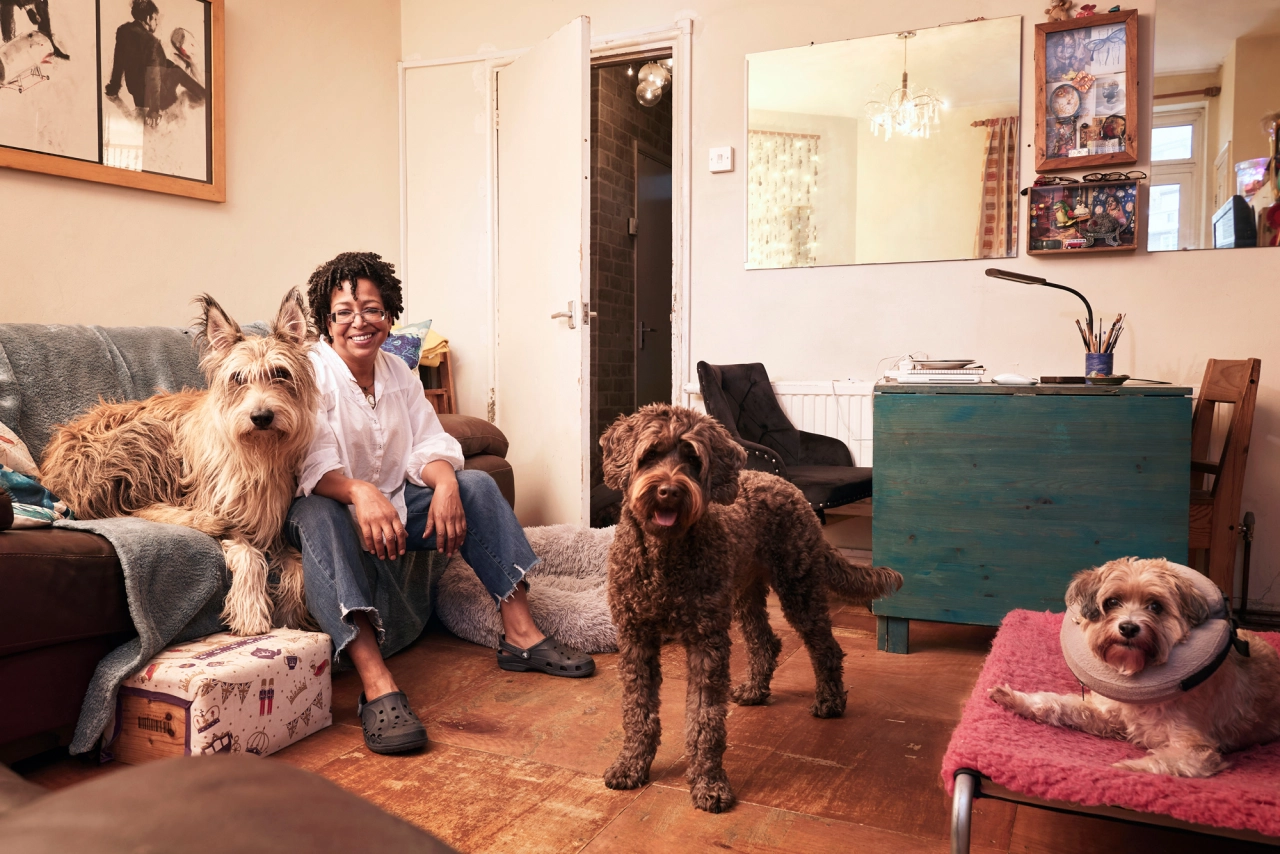 From the series and book, Living With Dogs © Dylan Collard