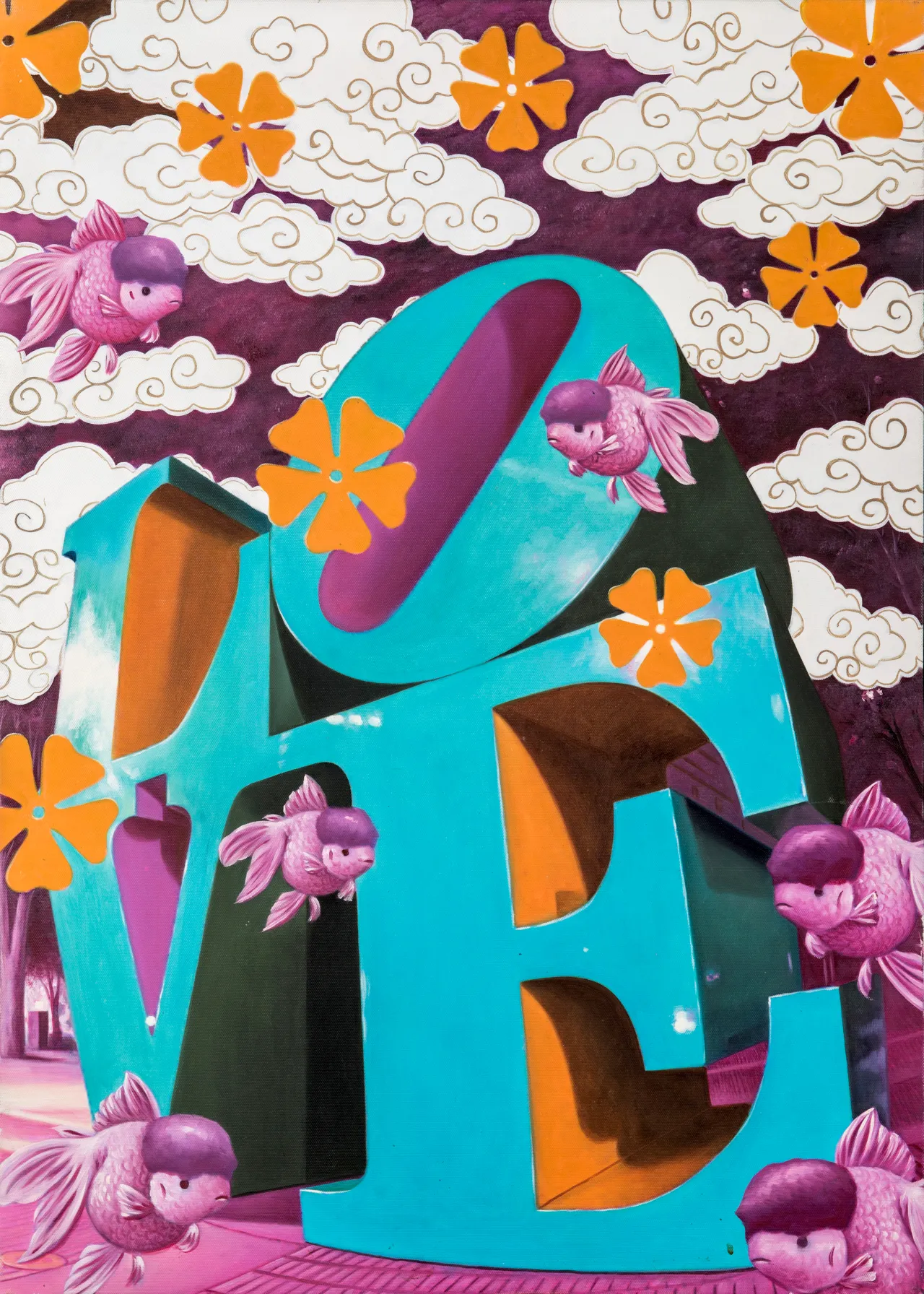 Love Kohaku Purple, 2010 © Hiro Ando