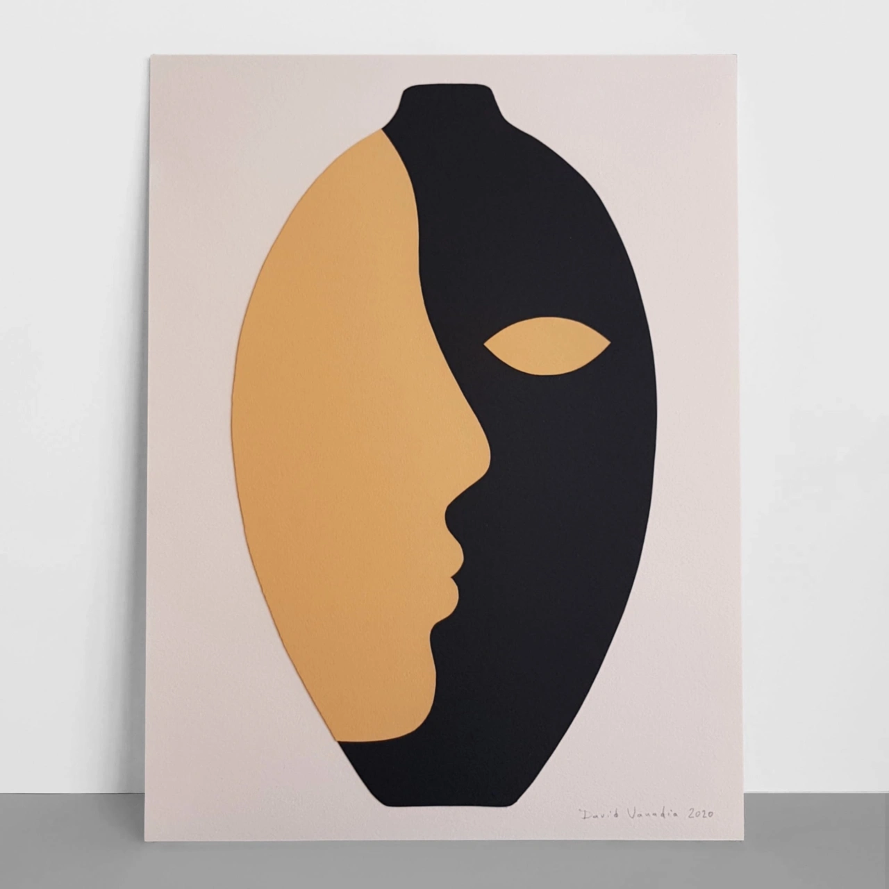 Vase Profi, Original Collage © David Vanadia
