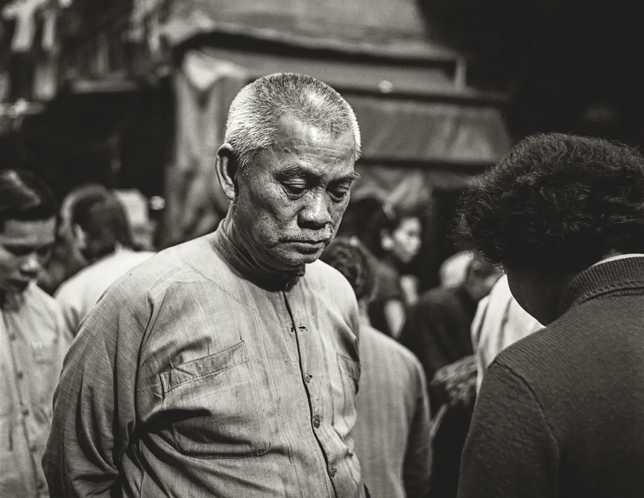 Fan Ho 'In Deep Thought(思量)' Hong Kong 1950s and 60s, courtesy of Blue Lotus Gallery