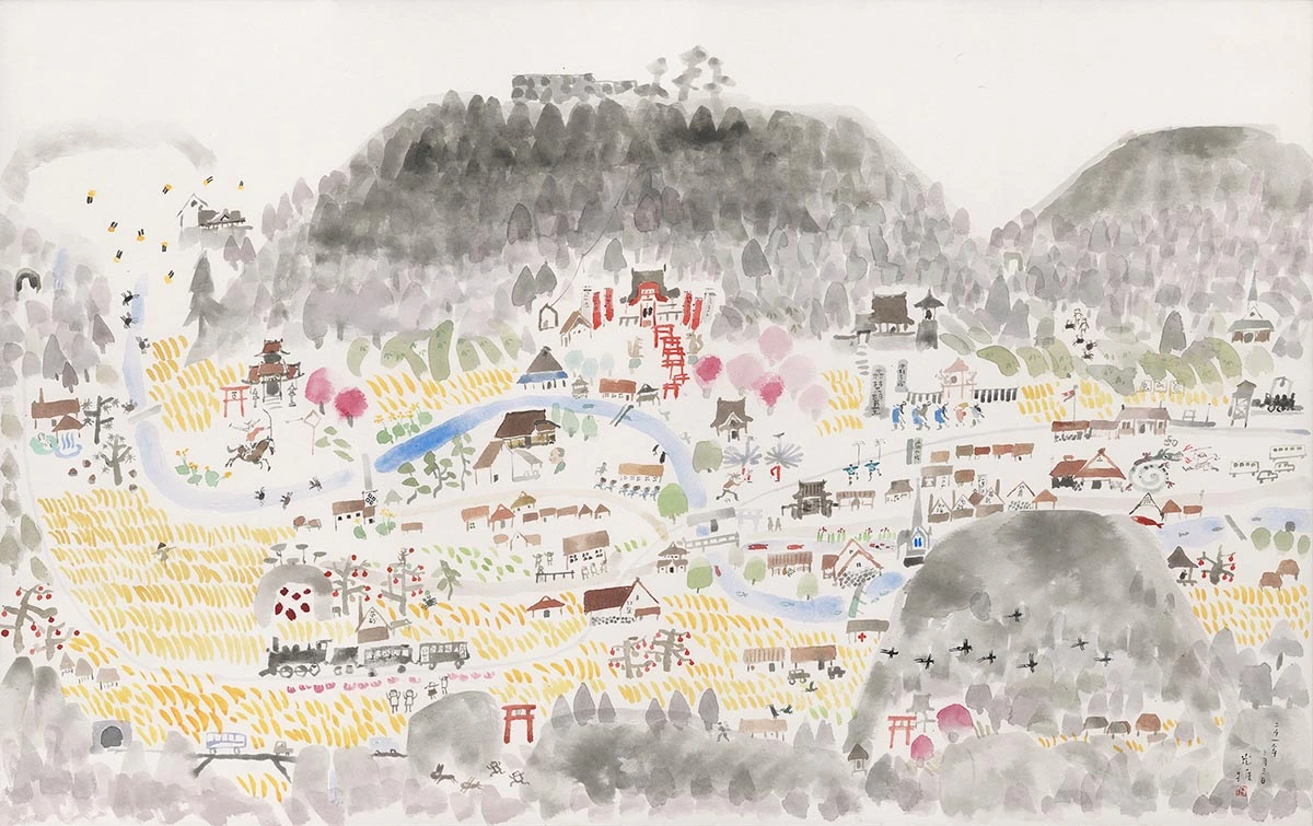 Memories of Tsuwano (Tsuwano no kioku) (Courtesy of Anno Art Museum)