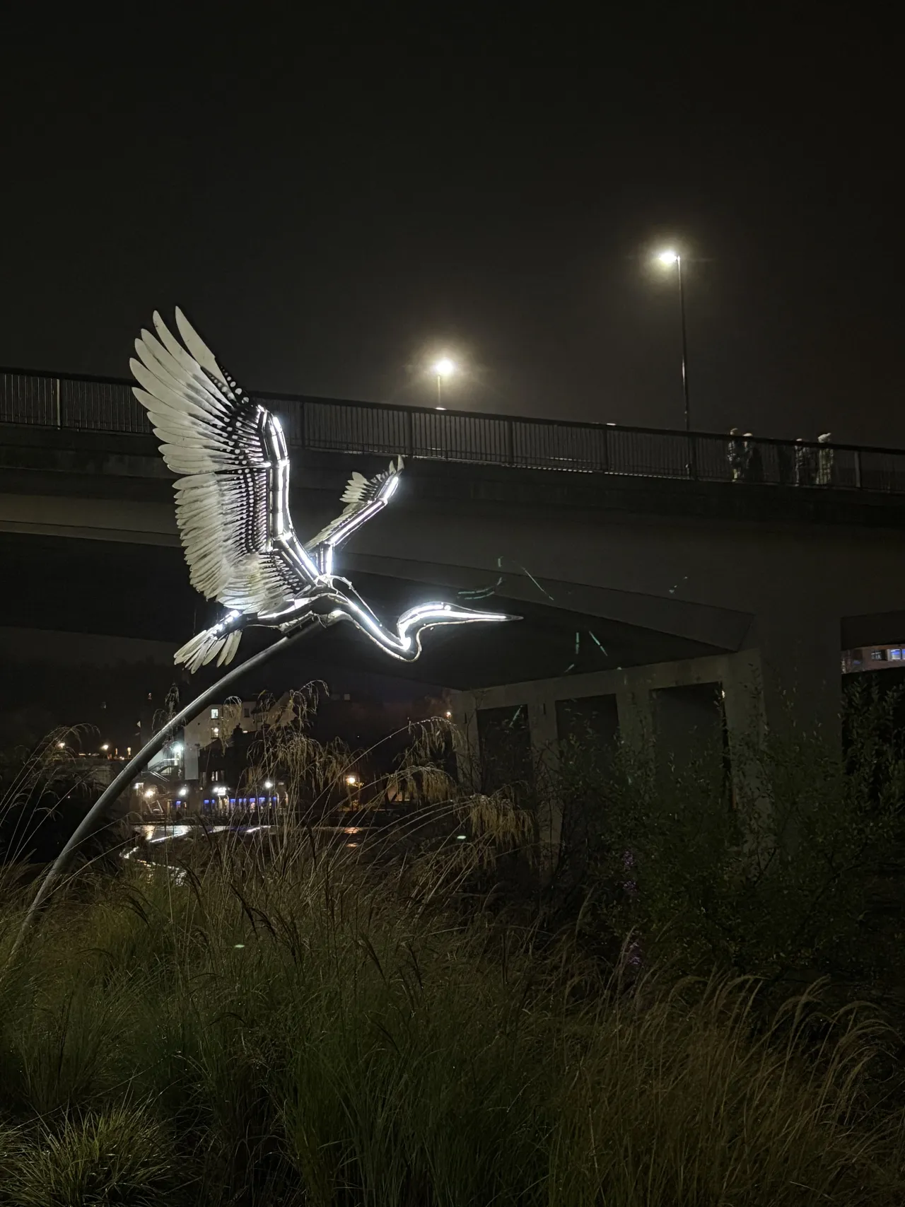 Heron, John Voss. Lumiere Durham 2025, produced by Artichoke. Photography © 2025, Creative Boom.
