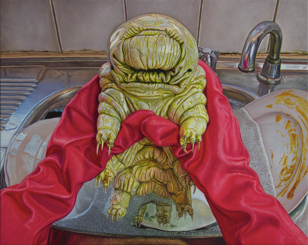 © Beau White - "Washed Up” - oil on canvas