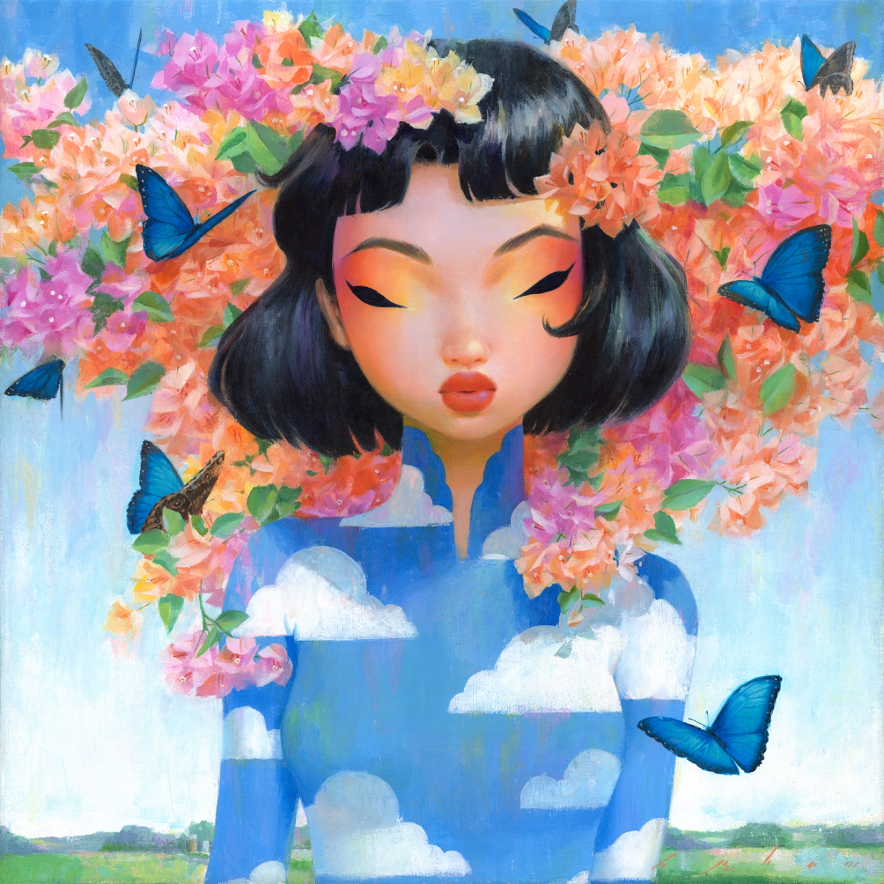 Cloud of Bougainvilleas © Bao Pham