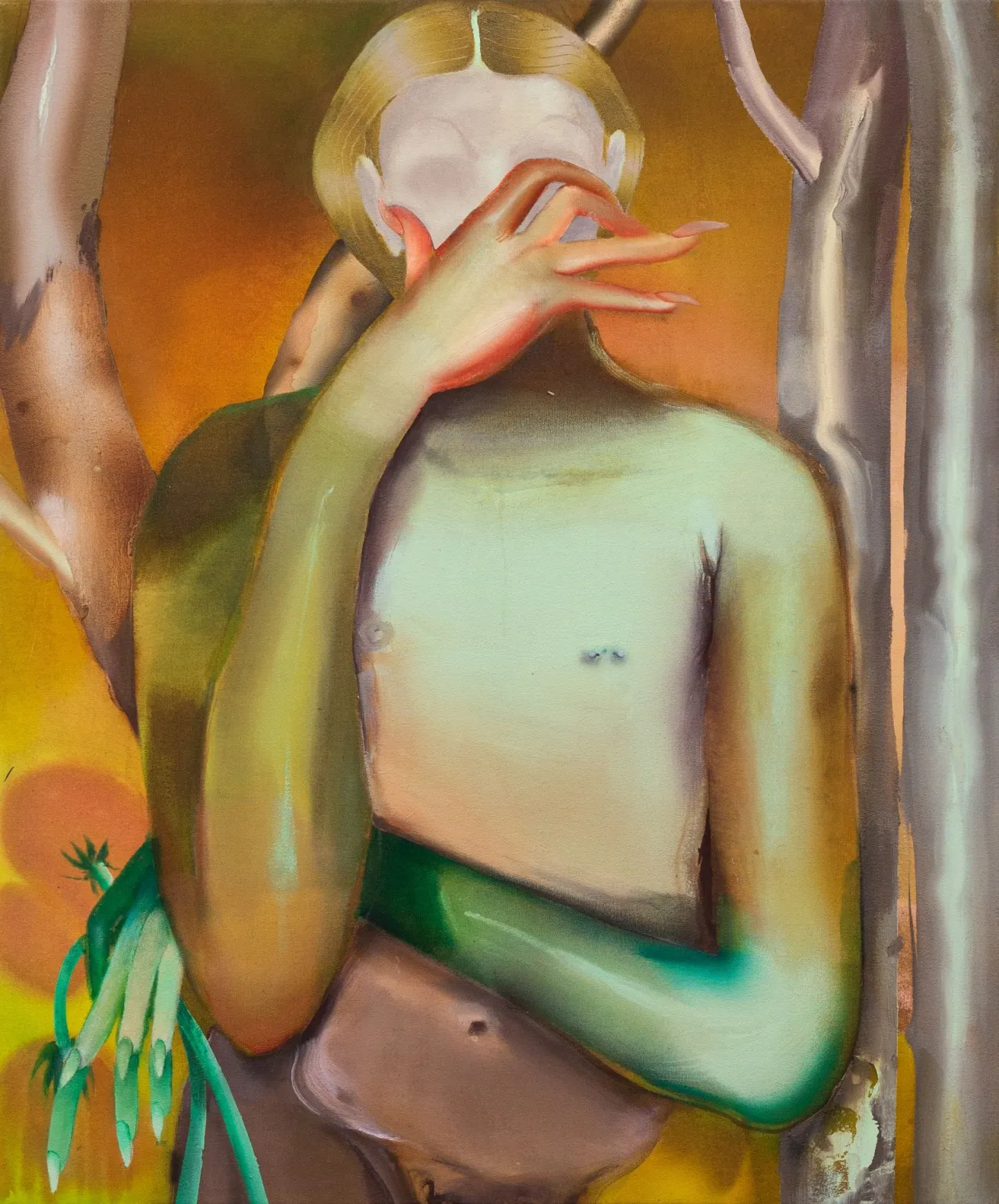 Hand Over Eyes, 2019 © Elizabeth Glaessner