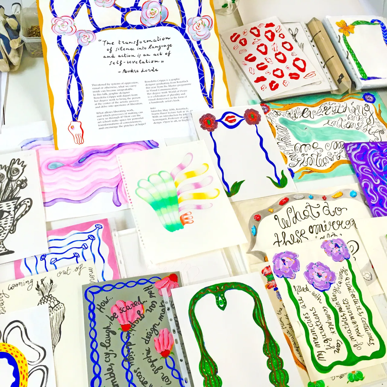 Benedetta Crippa, as part of the Department of Non-Binaries, Fikra Graphic Design Biennial
