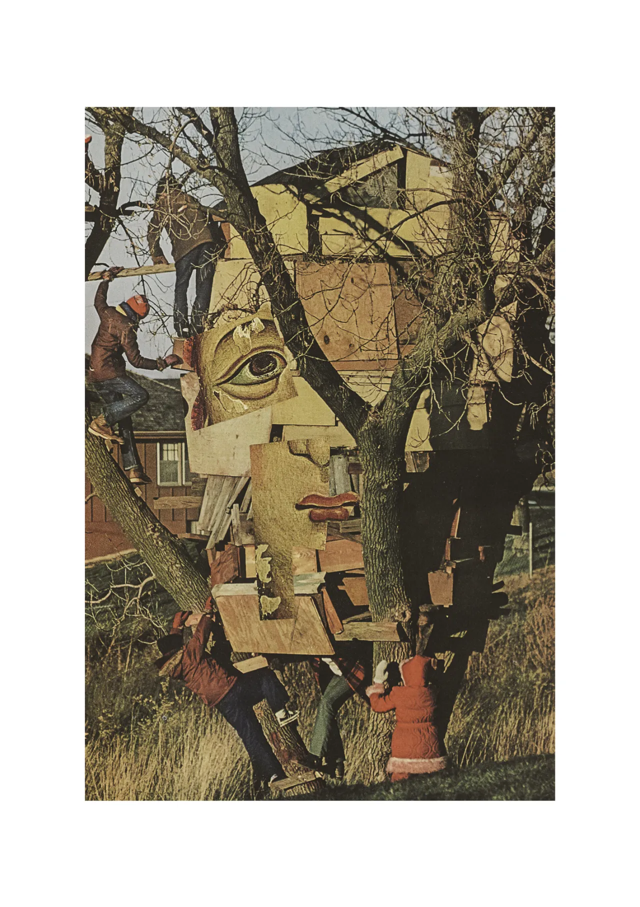 Willems' final image is an imaginative reinterpretation of Eggertson's geometric stylings