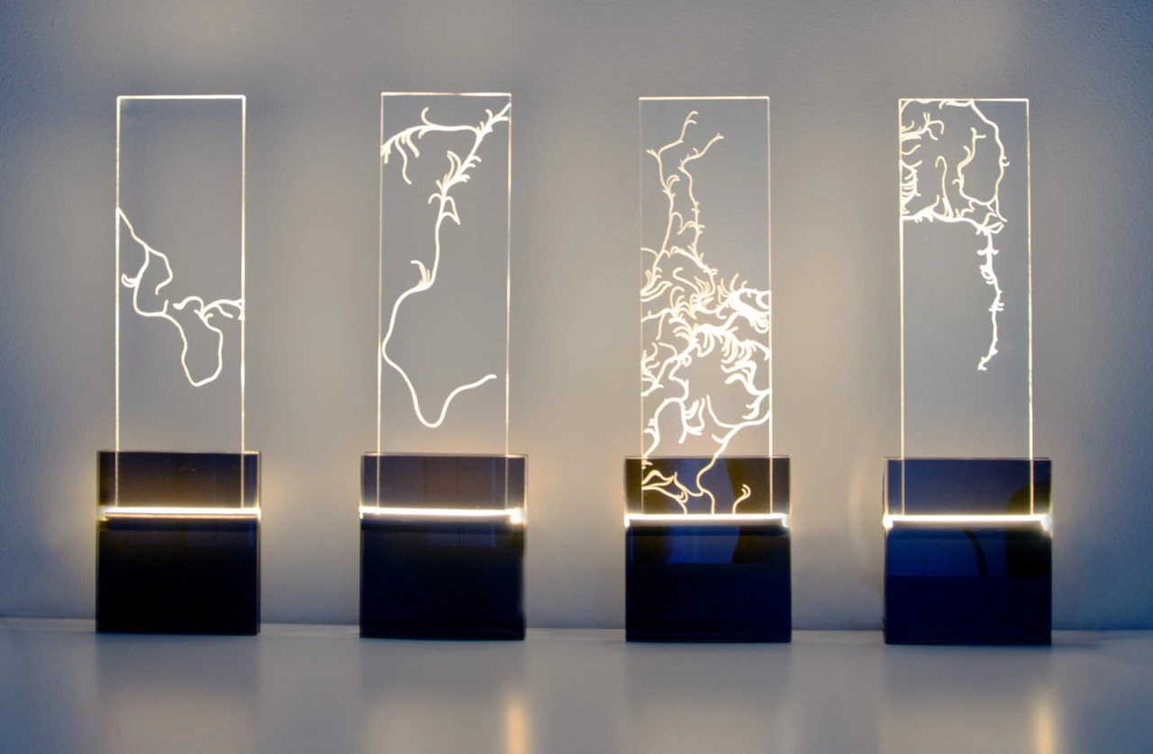 Cava Light Installation by Yingri Guan. Winner in the Generative, Algorithmic and Parametric Design Category, 2019-2020.