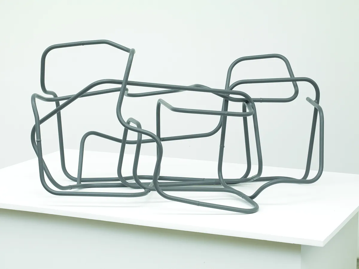 The Shape Inside No.2, Powder coated aluminium, Unique, 53 x 114 x 66 cm, POA
