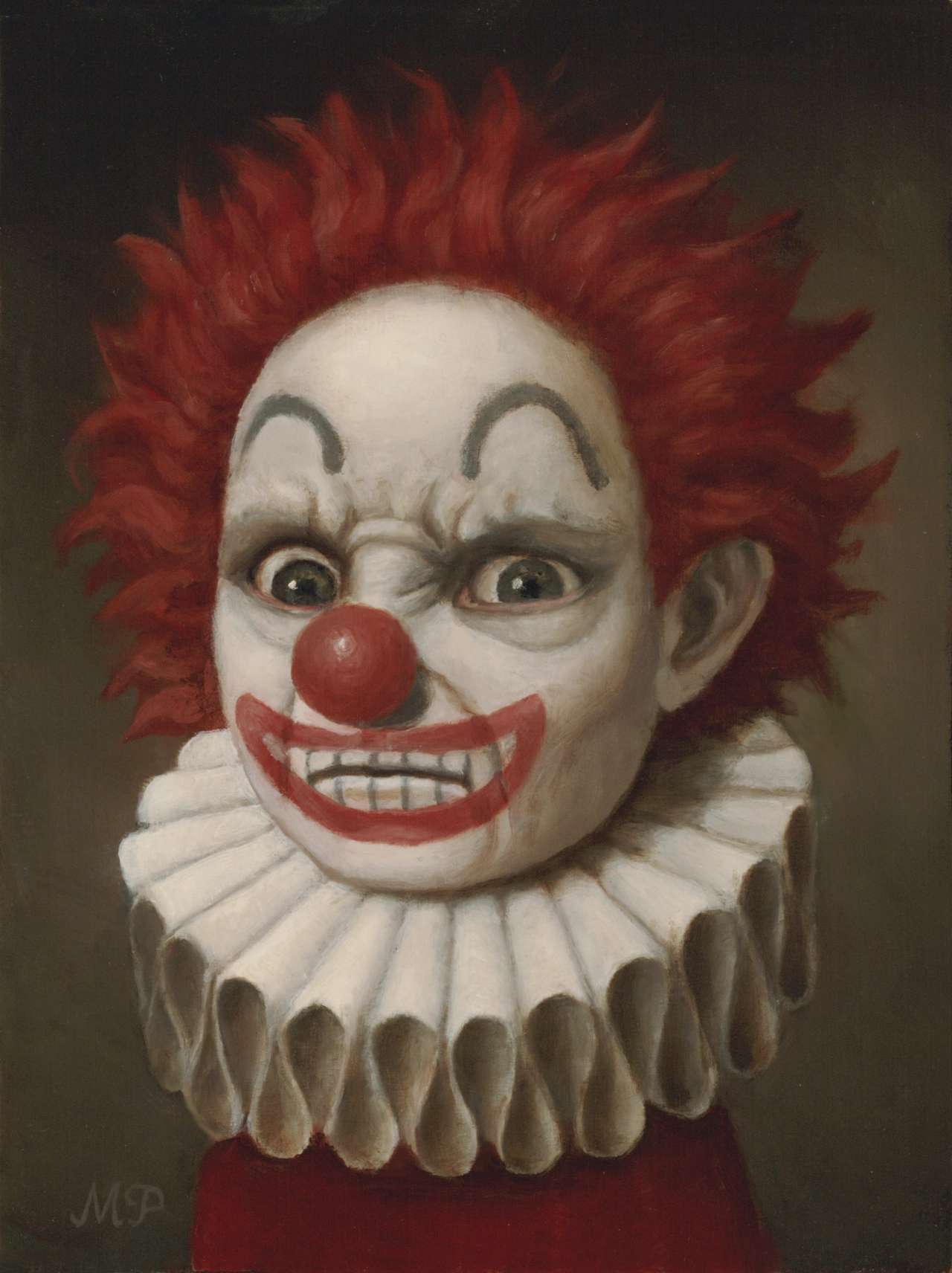 From the series Red Clown, Blue Clown © Marion Peck