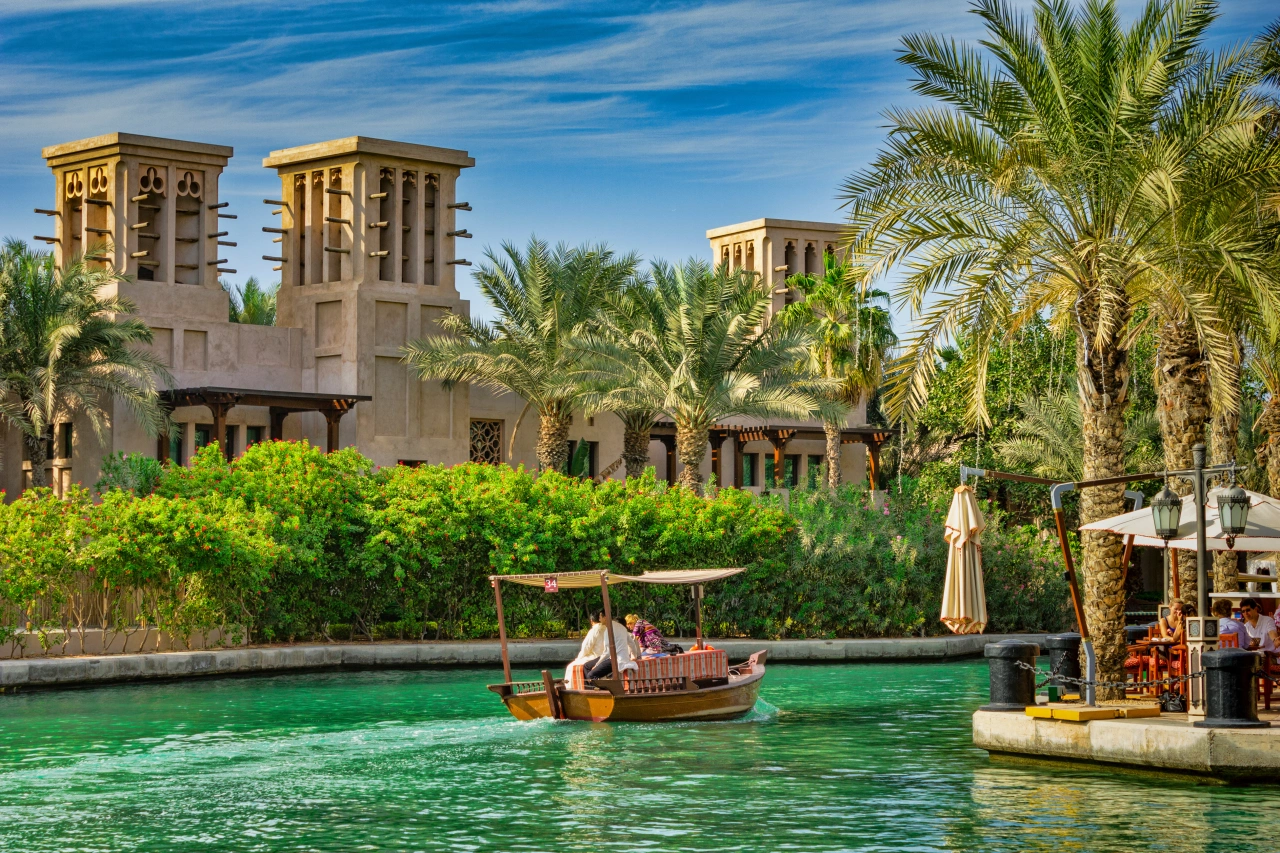 Madinat Jumeirah. Image licensed via Adobe Stock