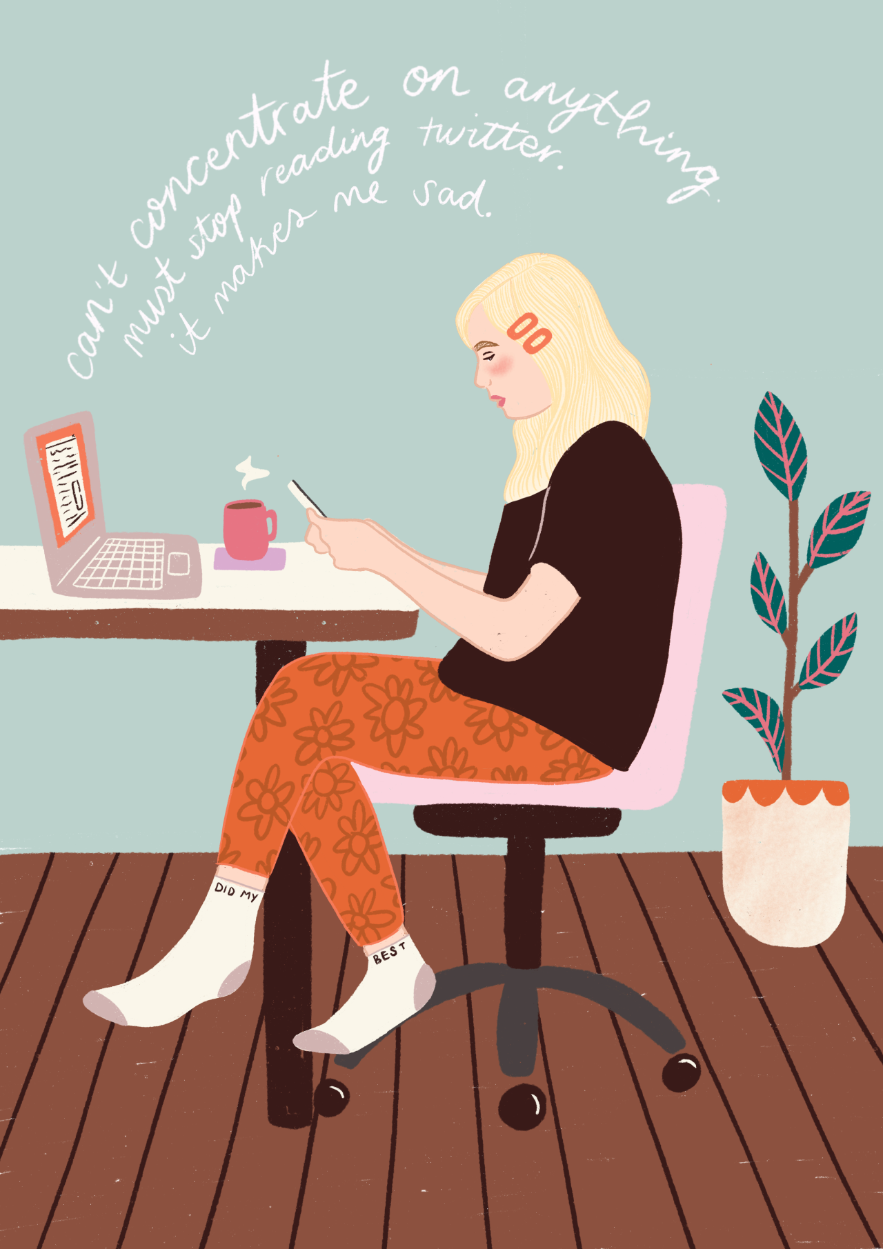Twitter avoidance © Emmy Lupin