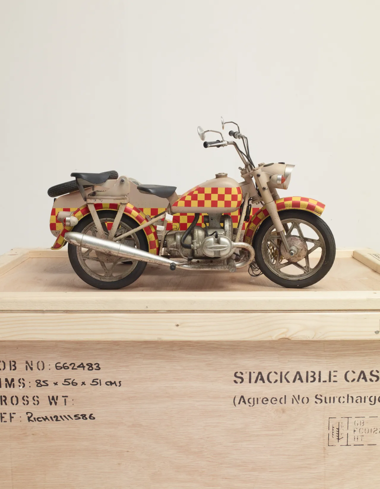 Miniature motorcycle of Mr. Fox, Arch Model Studio, FANTASTIC MR. FOX. Photo Richard Round-Turner. © the Design Museum