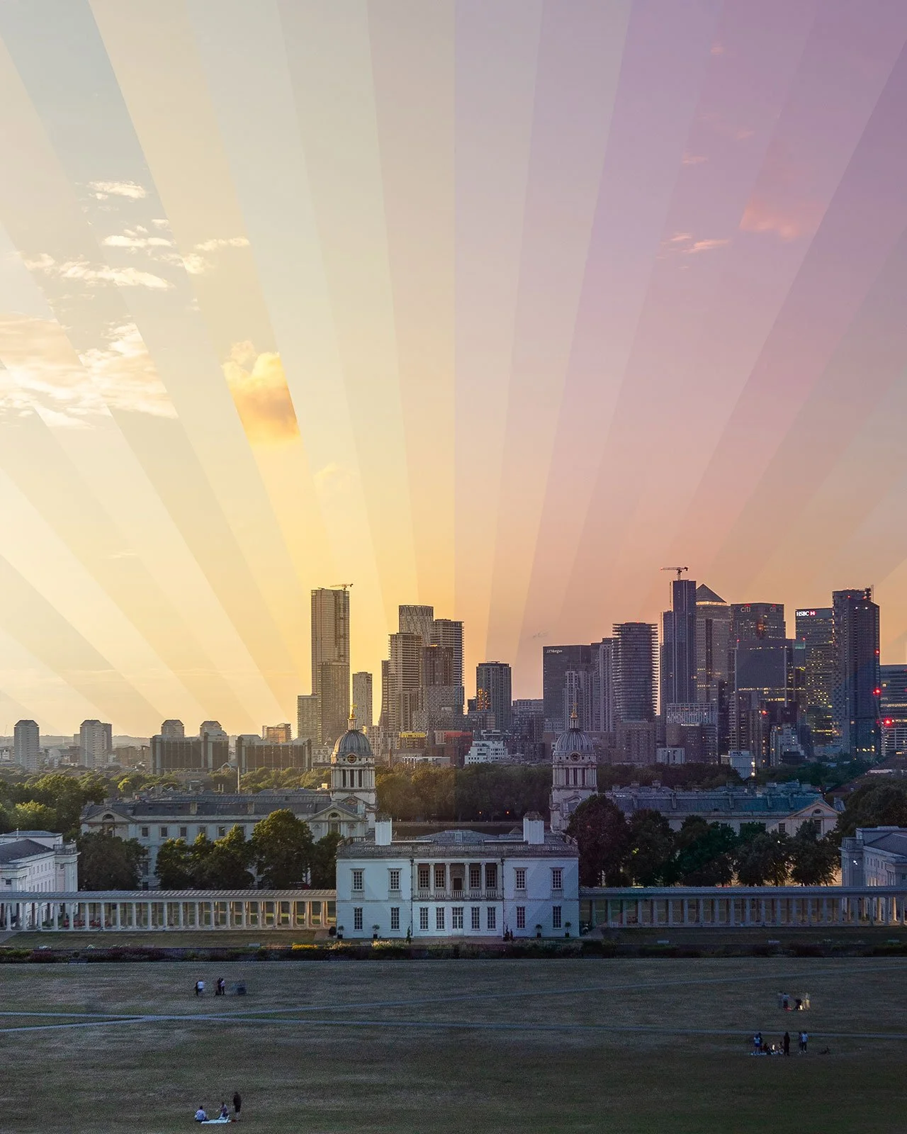 The home of time – view from the Observatory in Greenwich © Matt Kenneally