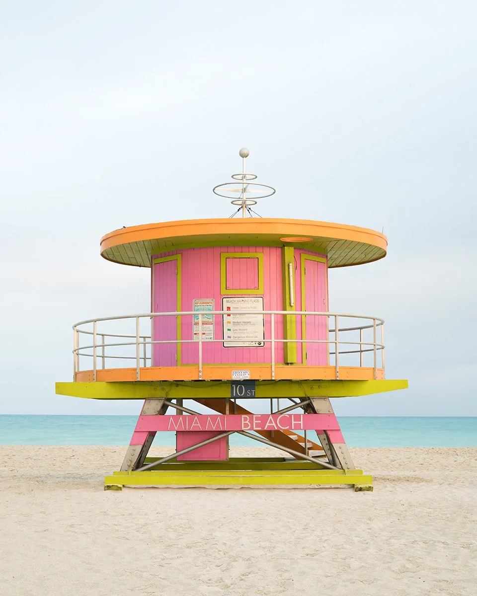 From the series, Lifeguard Towers: Miami © Tommy Kwak