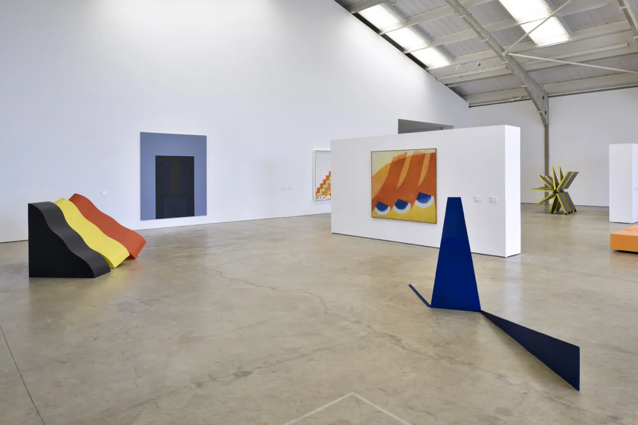 Kaleidoscope: Colour and Sequence in 1960s British Art, installation views at Longside Gallery, Yorkshire Sculpture Park © artists and estates. Photo: Jonty Wilde