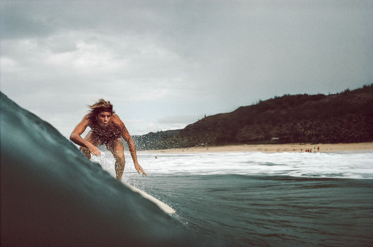 Wayne “Rabbit” Bartholomew, Backdoor, Oahu, Hawaii 1974 – Photo © Jeff Divine