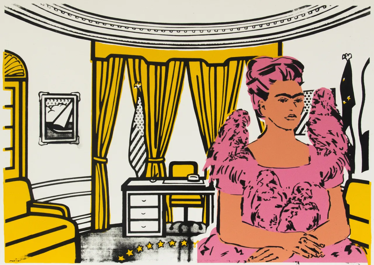 June August, Oval Office and Justice Pink