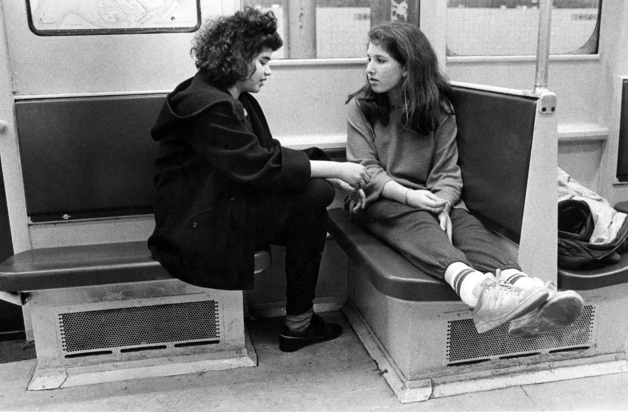 Molly and Zoe, 1985 © Karen Marshall from 'Between Girls'
