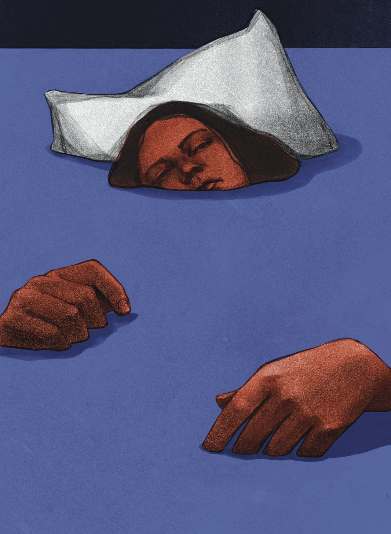 For an editorial piece on Covid-19 for Moteris magazine © Ūla Šveikauskaitė