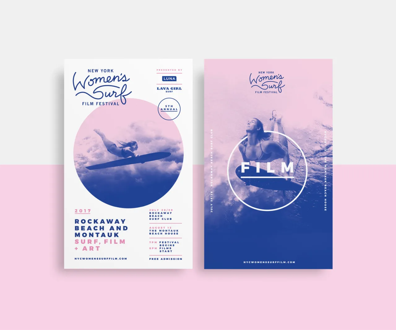 Work for the New York Women's Surf Film Festival |