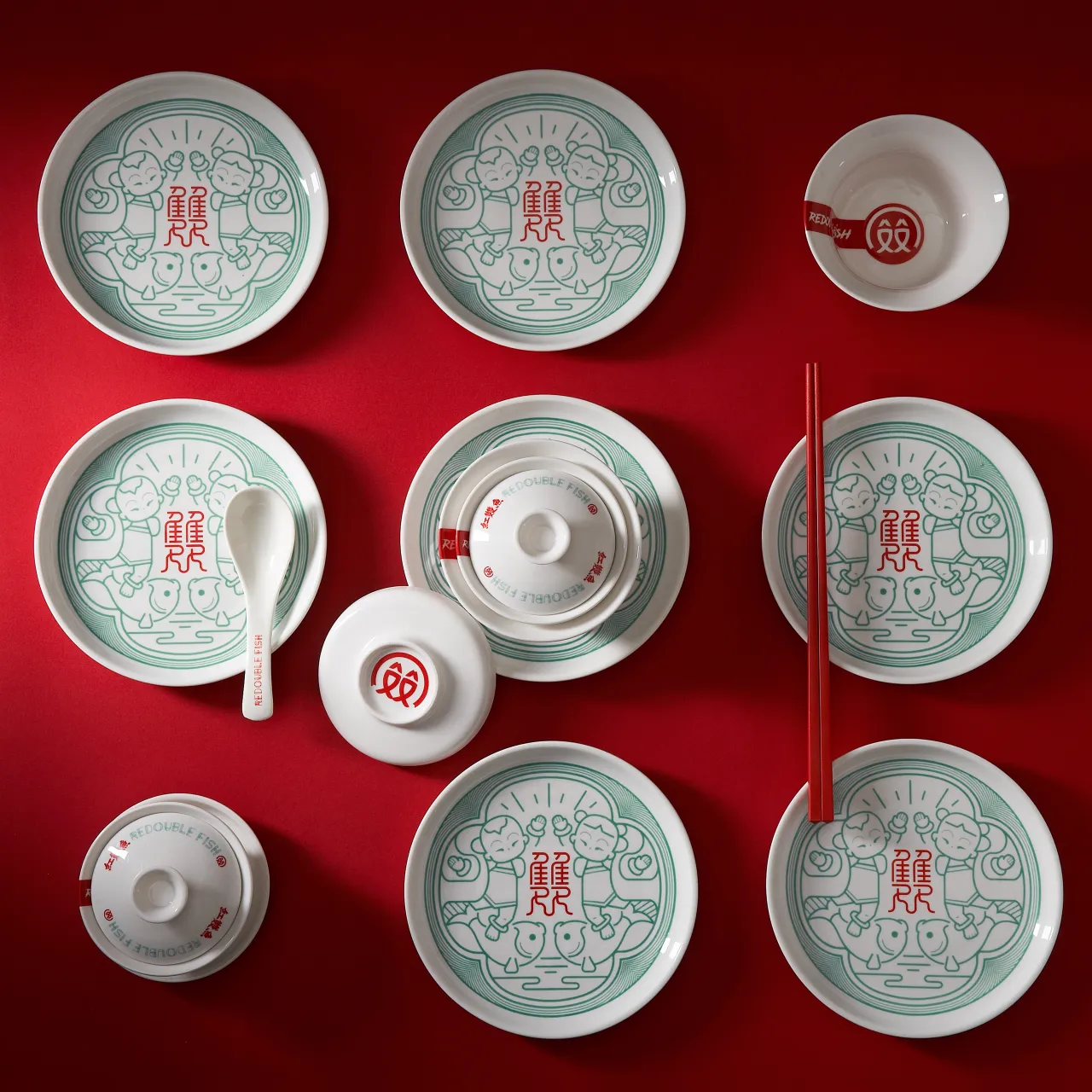 Redouble Fish Branding by Gino Chen and Congee Huang. Winner in the Graphics and Visual Communication Design Category, 2018-2019.