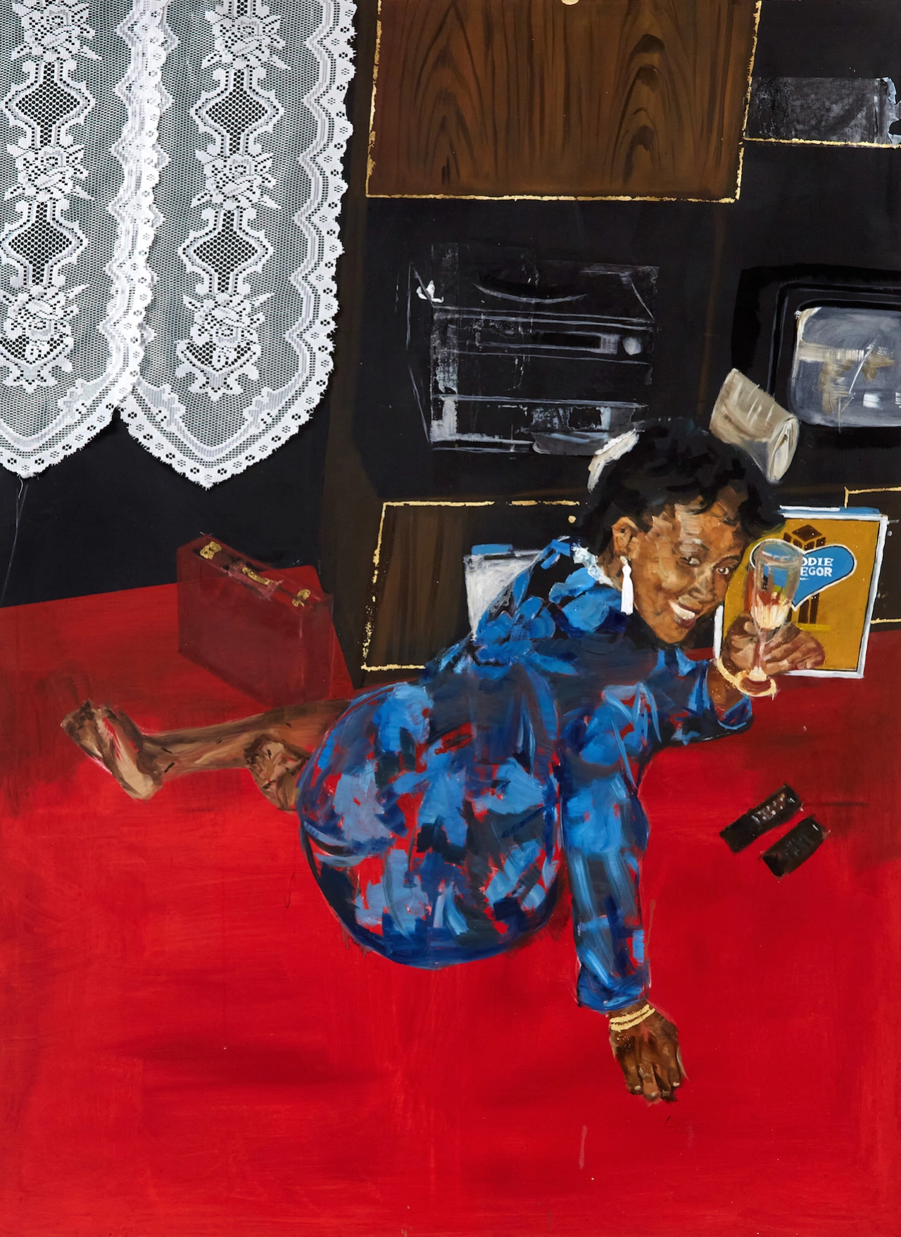 Red white blue and brown (2020) by Emma Prempeh