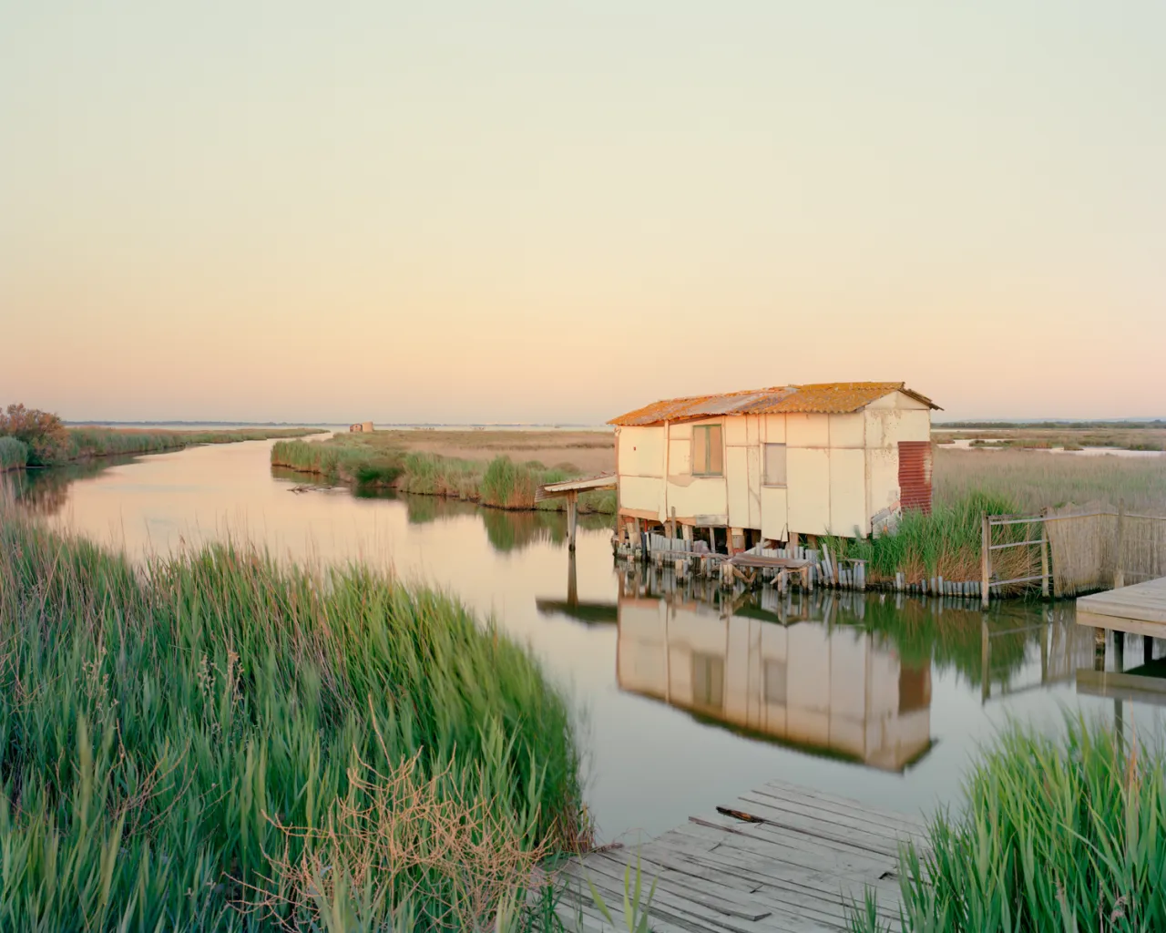 Cabane de Lansargues I – Etang de l’or – 2022© Charly Broyez and Laurent Kronental