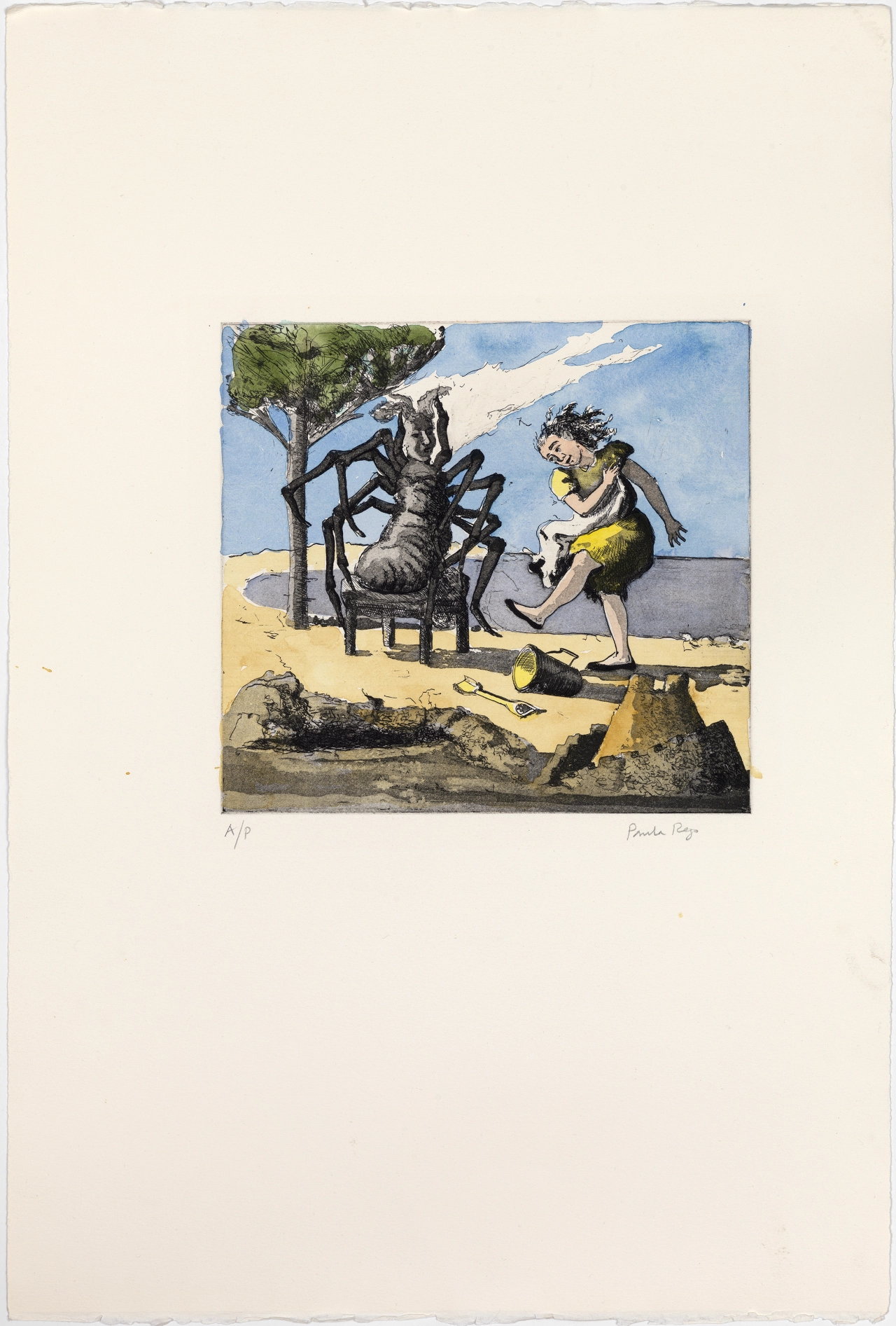 Paula Rego, Little Miss Muffet II