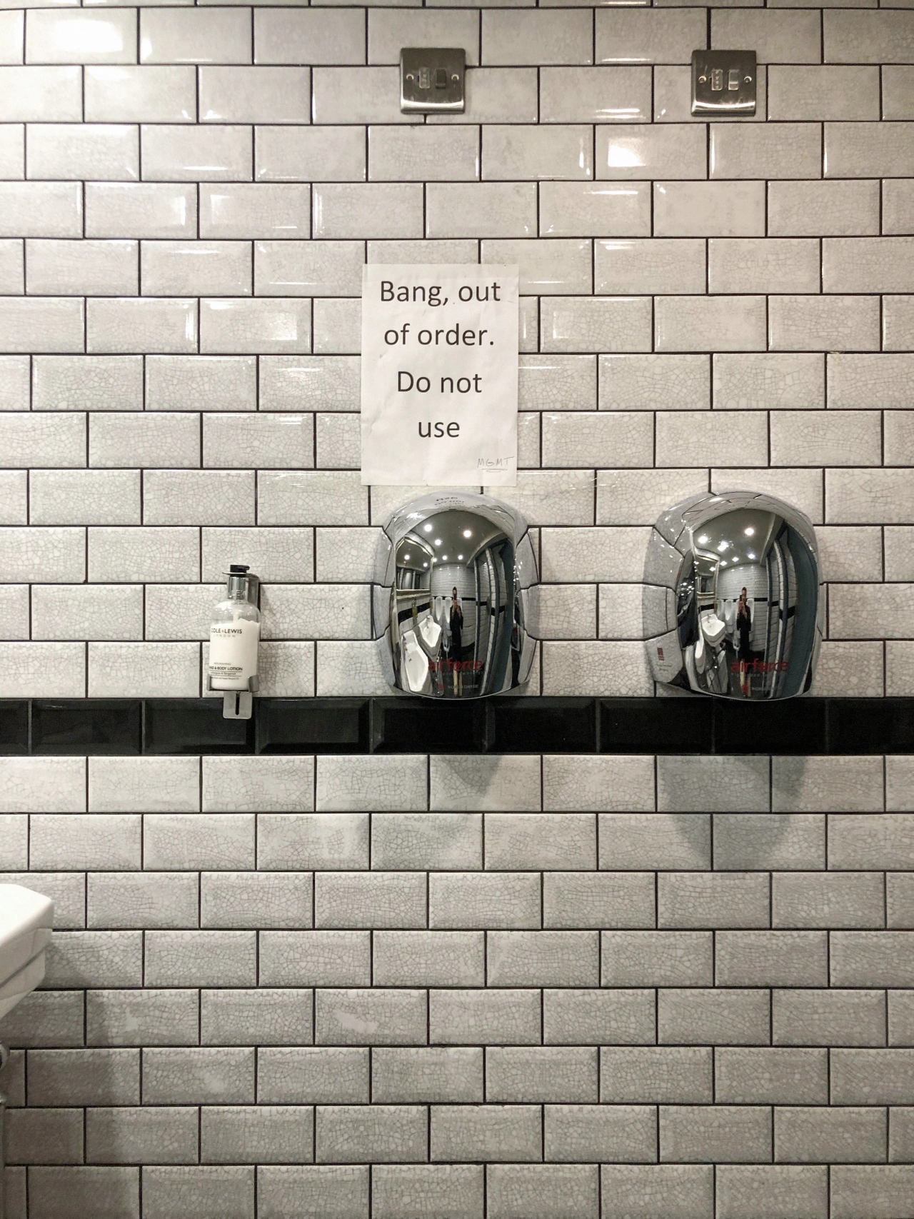 All images from Hand Dryers by Samuel Ryde, published by Unicorn, £10  © [Samuel Ryde](http://www.samuelryde.com) 2020