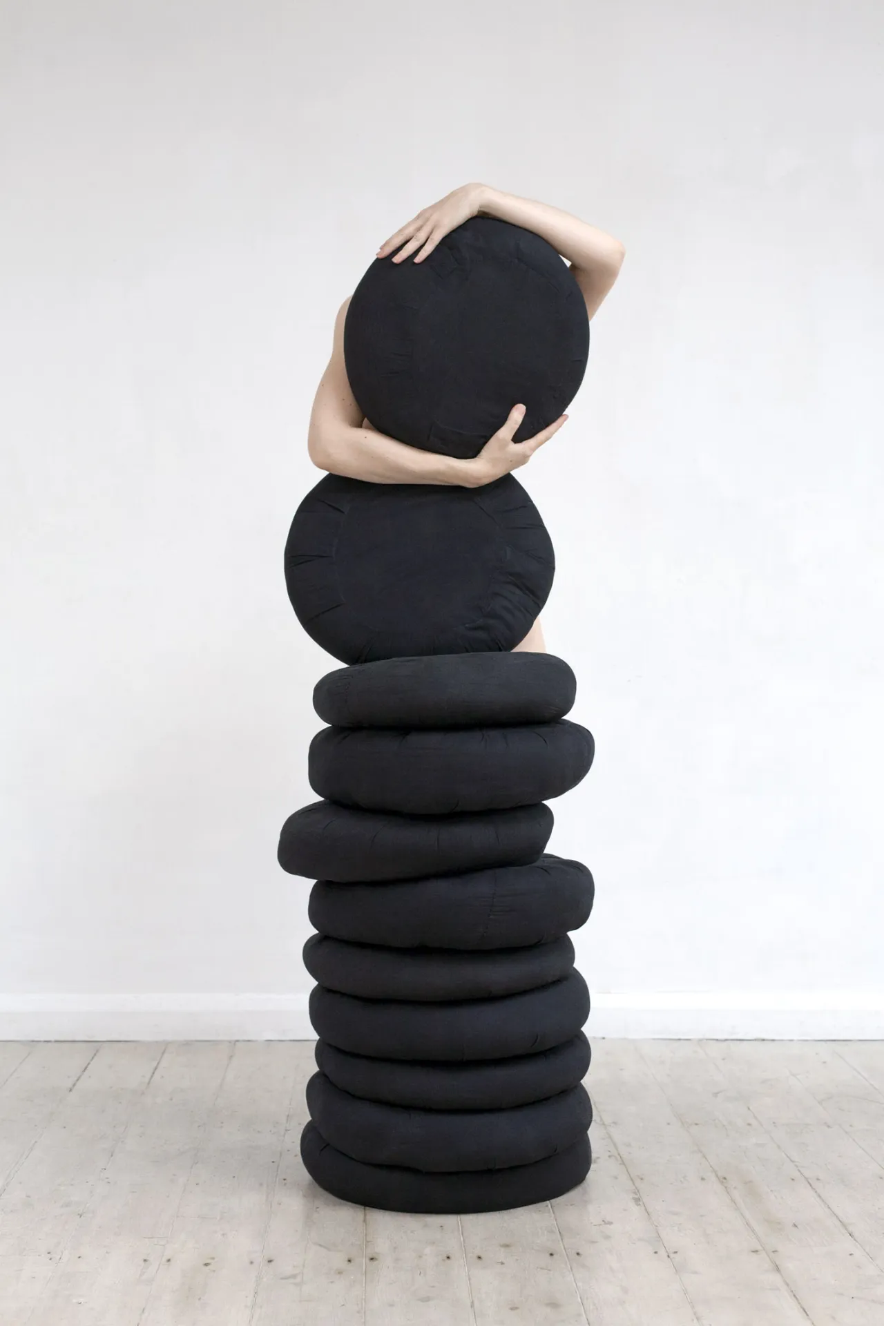I Was Never Good at Yoga, Meditation Cushions, May 2015, © Polly Penrose