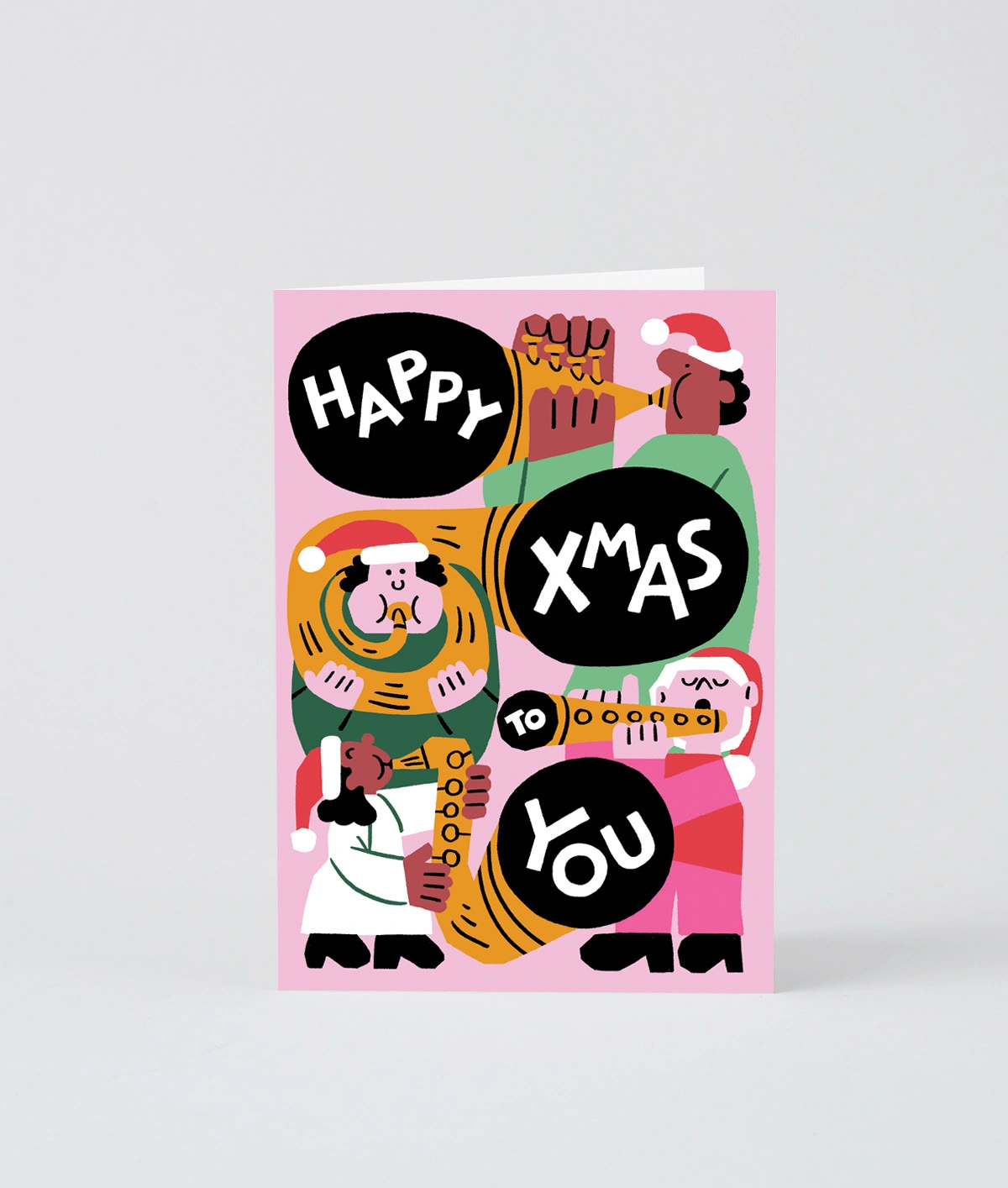 Happy Xmas Brass Band by Cari Vander Yacht