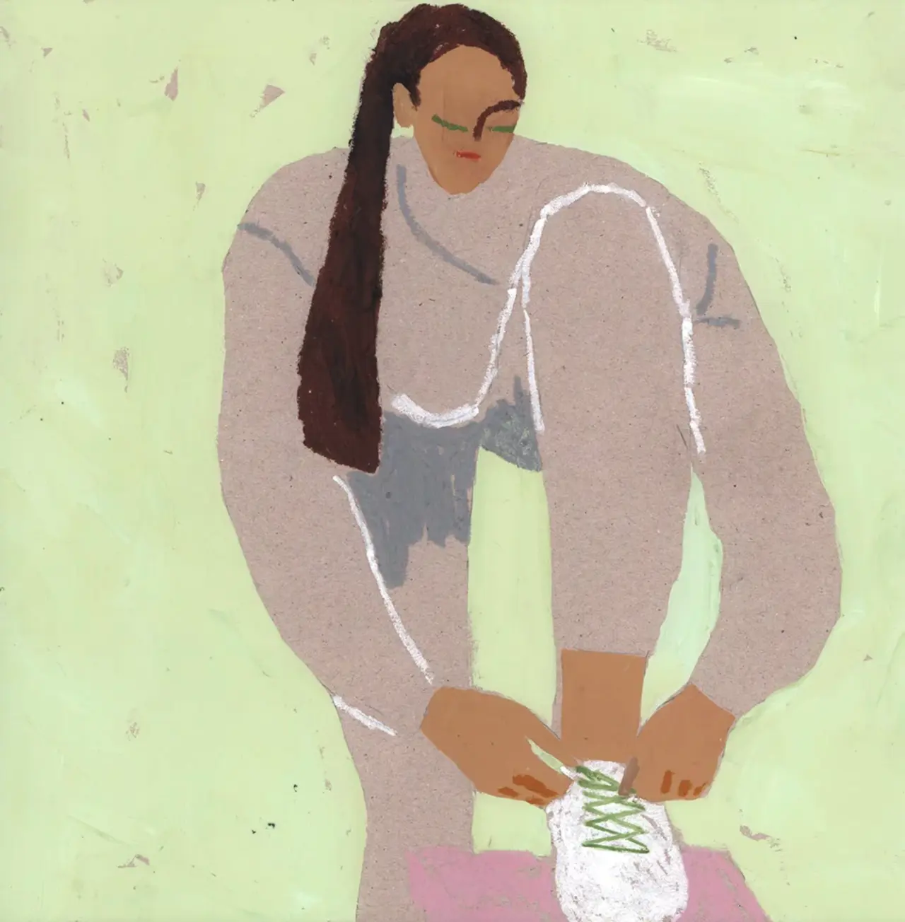 Nike Fight Club, Acrylic on board