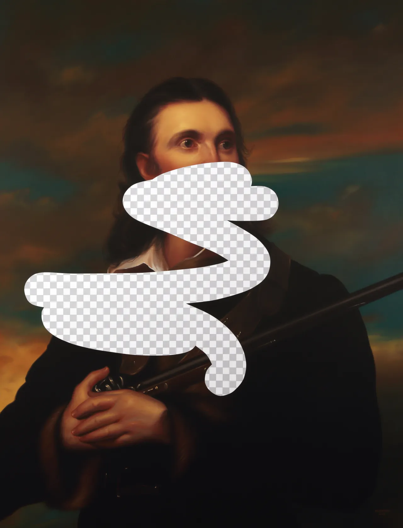 Two Birds, Seven Stones (John James Audubon, White House Art Collection Erasure No. 25)