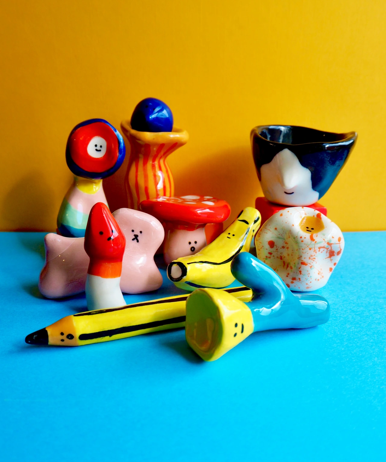 Ceramic Trinkets for Personal Totem Workshop, 2020 © Scotty Gillespie