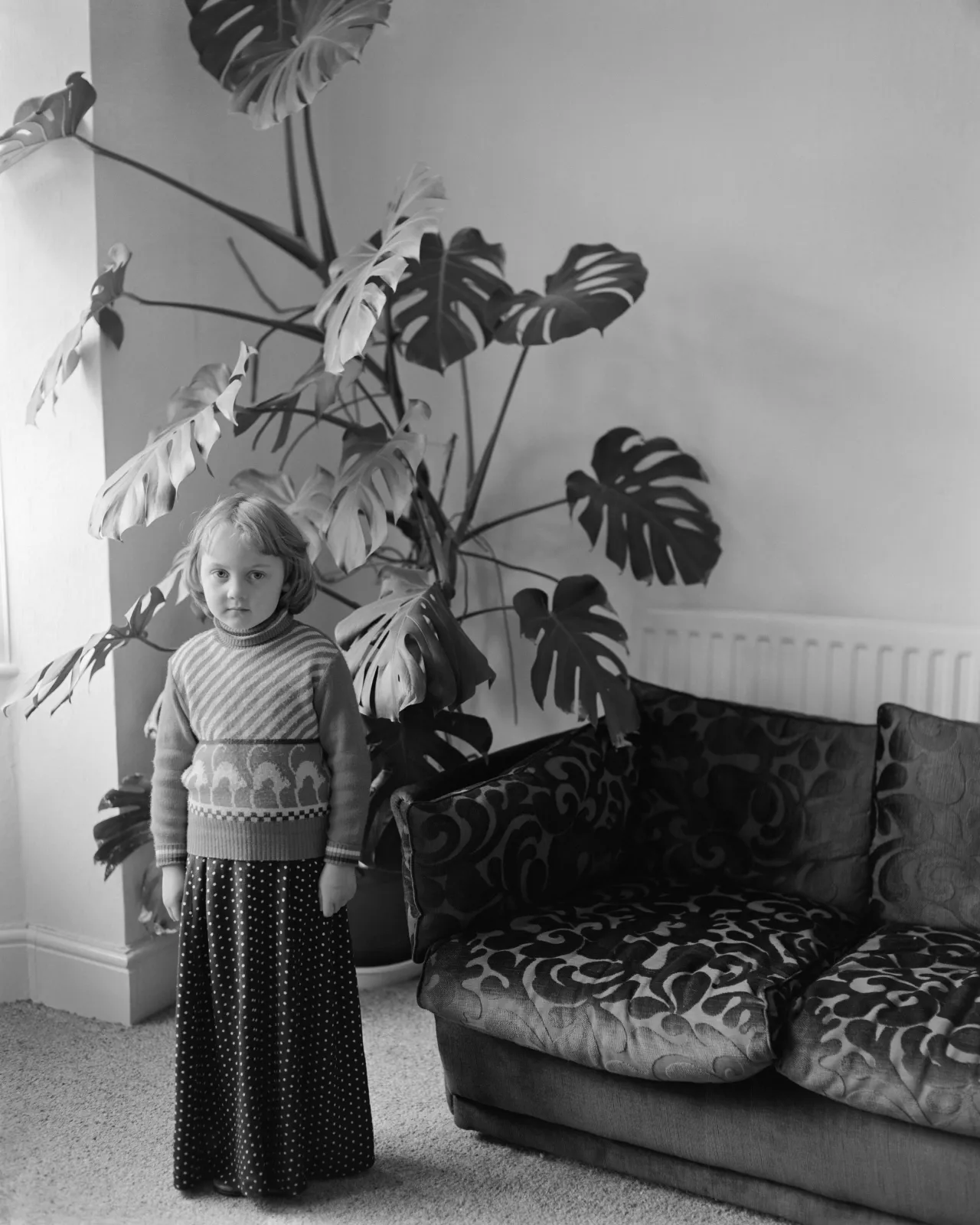 Andrea and monsteria, 1974 © John Myers courtesy RRB PhotoBooks
