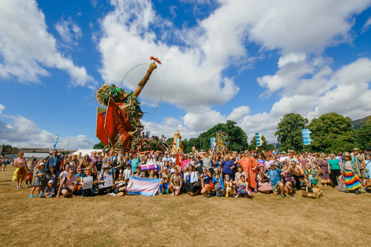 Pride Parade at Green Man 2022. Image by Nici Eberl