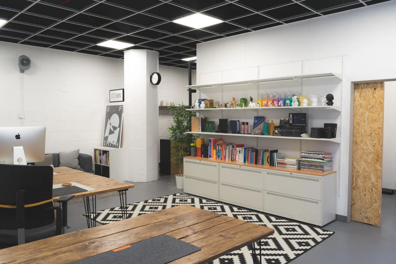 Office of [Chris Wilson](https://www.stckmn.com/). Image courtesy of the designer.