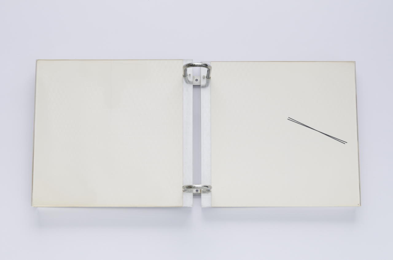© Mira Schendel – Untitled, 1971. Letraset on paper
